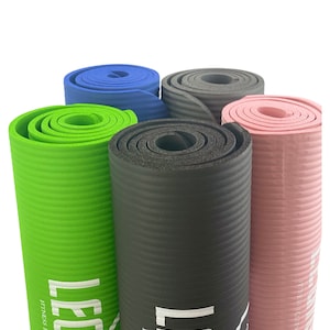 Estera de gimnasio - Estera de yoga - Ultra gruesa de 10 mm - Estera de ejercicio duradera