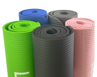 Gym Mat - Yoga Mat - Ultra Thick 10mm - Durable Exercise Mat