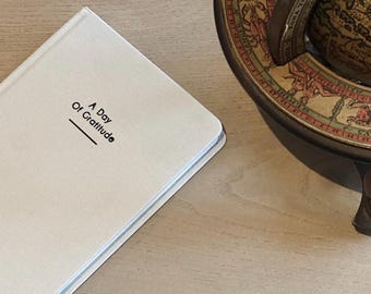 Linen Gratitude Journal