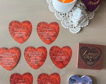 Lover’s Oracle Heart-Shaped Card Deck
