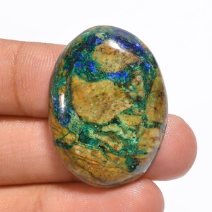Attractive Top Grade Quality 100% Natural Australian Malachite Oval Shape Cabochon Loose Gemstone For Making Jewelry 38 Ct 32X24X5mm TG-3357