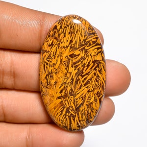 Tempting Top Grade Quality 100% Natural Mariam Jasper Oval Shape Cabochon Loose Gemstone For Making Jewelry 61 Ct. 45X26X6 mm TG-2310