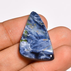 Classic Top Grade Quality 100% Natural Pietersite Fancy Shape Cabochon Loose Gemstone For Making Jewelry 13 Ct. 32X18X4 mm TG-2564