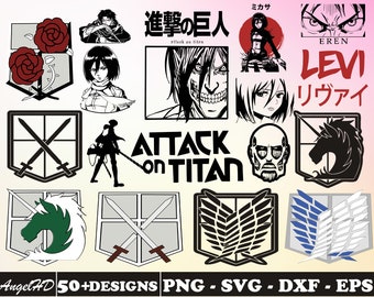 Attack On Titan Logo Etsy