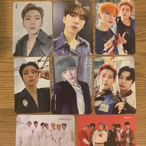 KPOP Monsta x officiële fotokaart kpop officiële fotokaart
