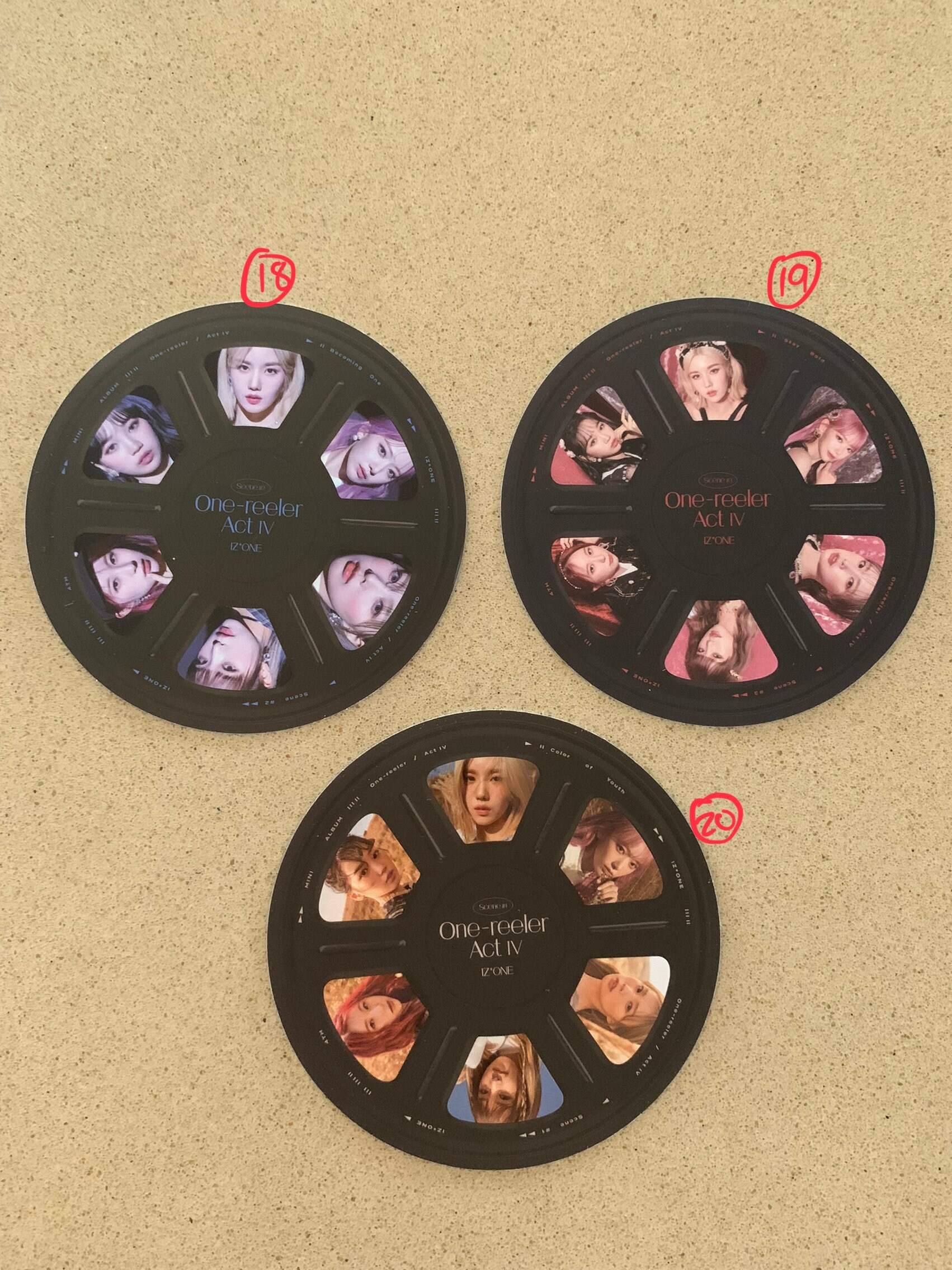 IZONE Official Photocards IZ'ONE One Reeler Official