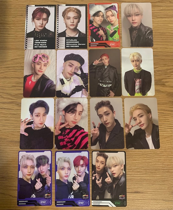Efoot Lot De 55 Cartes Photo Stray Kids 2025 Lomo, Cartes Stray Kids Pour Cadeau Et Collection De Fans (colorées