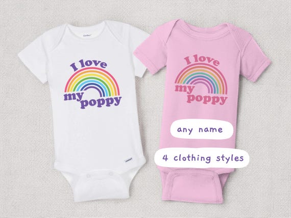 Poppies California Love Hooded Baby Onesie Poppies California Love Hooded Baby Onesie