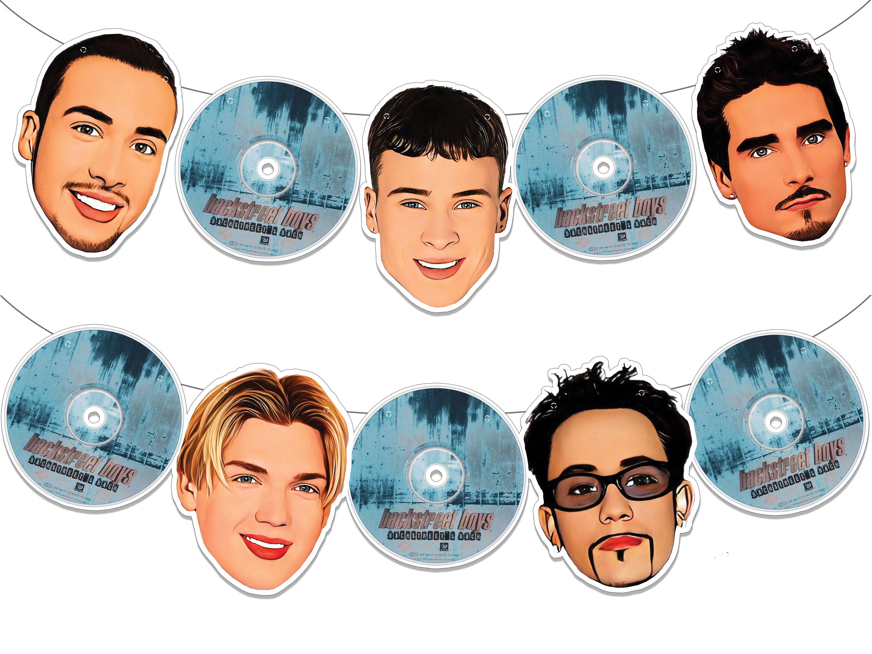 Instant Download Spice Girls Cupcake Toppers 90s 2000s Birthday