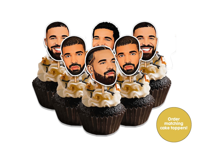 Direkt nedladdning - Drake festbanderoll - Drake födelsedagsbanderoll - DIY OVO Drake festdekor - Drake utskrivbar bild 3