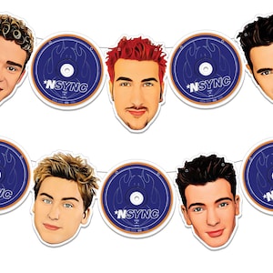 Instant Download- Boy Band Banner- 90s 2000s Birthday Banner- Boy Band Theme Party- PRINTABLE
