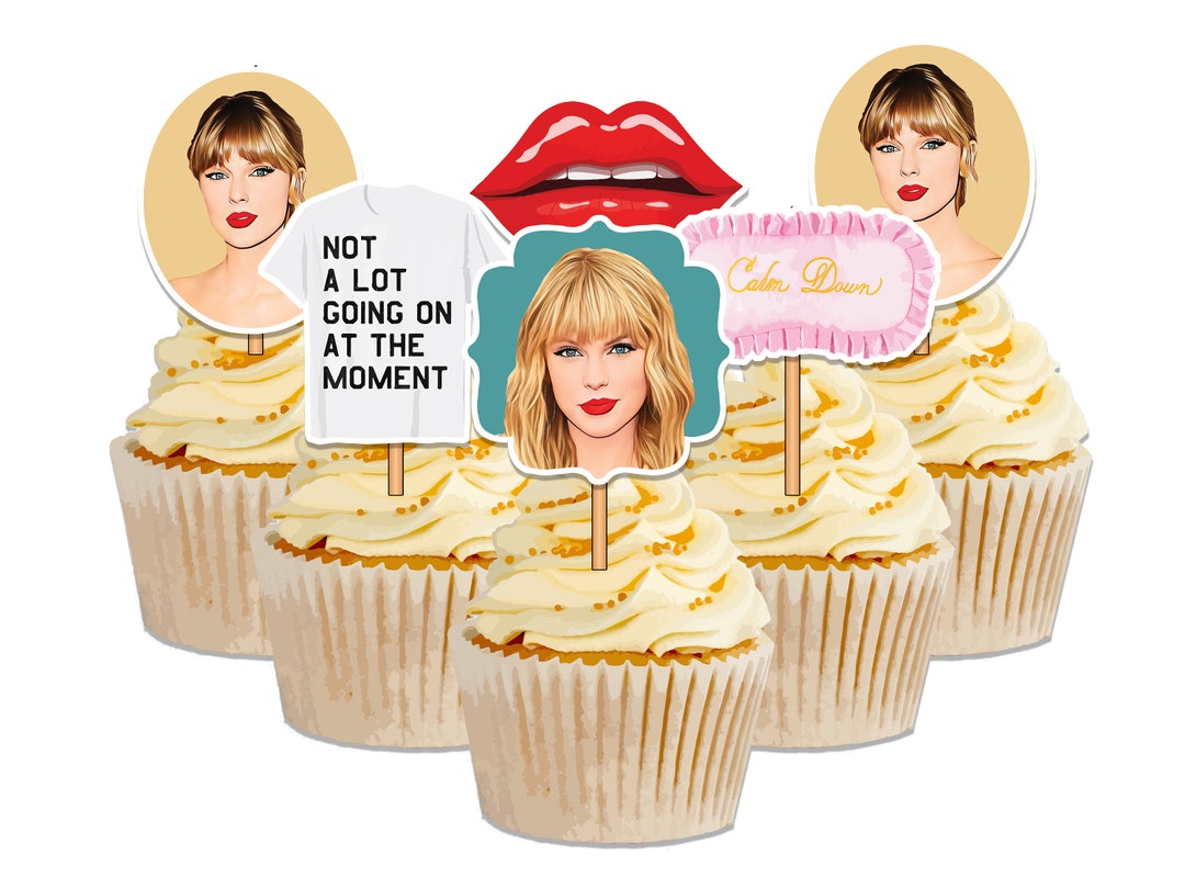 Instant Download Taylor Swift Cupcake Toppers Taylor Swift Birthday
