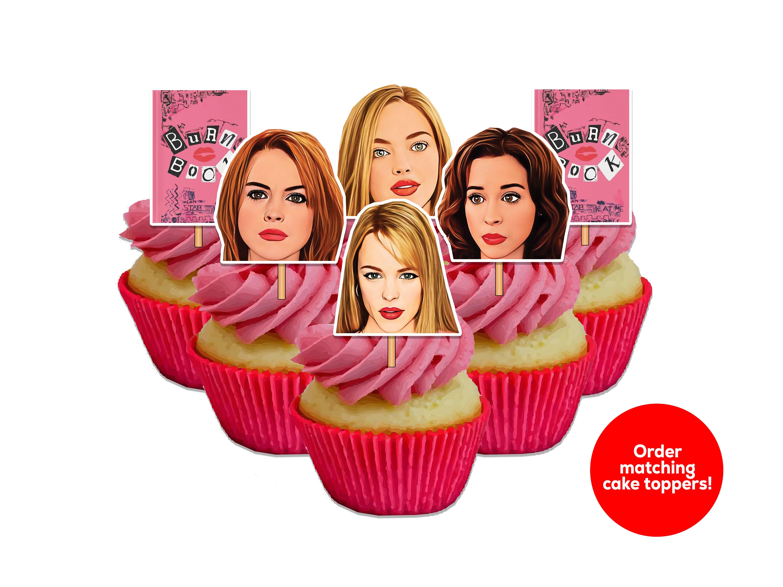 Instant Download Spice Girls Cupcake Toppers 90s 2000s Birthday Cake Toppers  Girl Band Y2k Party Spice World PRINTABLE 