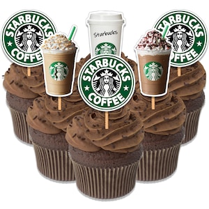Sofortiger Download-Starbucks Cupcake Toppers-Starbucks Geburtstag Cake Toppers-Starbucks Coffee Party-Starbucks DRUCKBAR