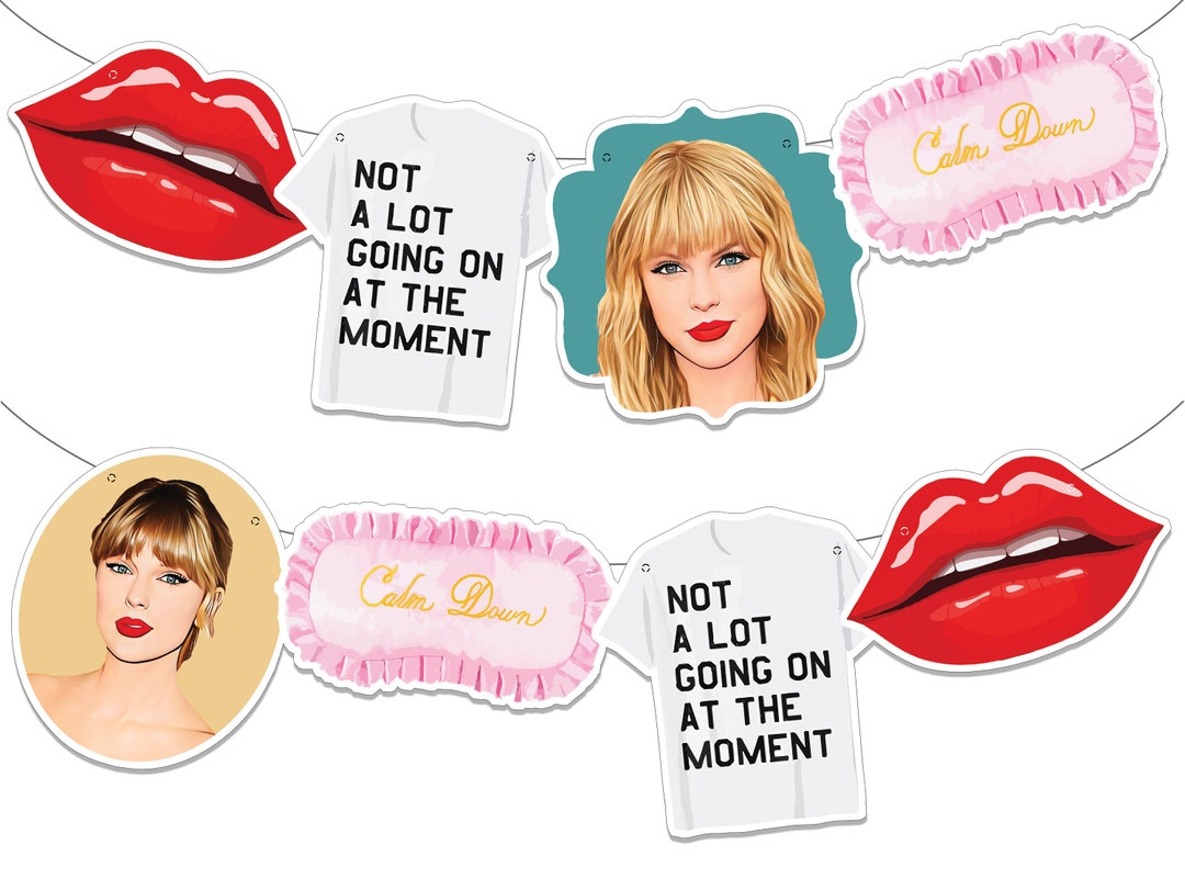 Instant Download Taylor Swift Banner Taylor Swift Birthday Banner Feeling 22 Theme Party Decor