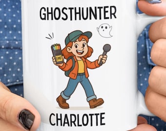Taza personalizada de cazador de fantasmas: regalo divertido de investigador paranormal