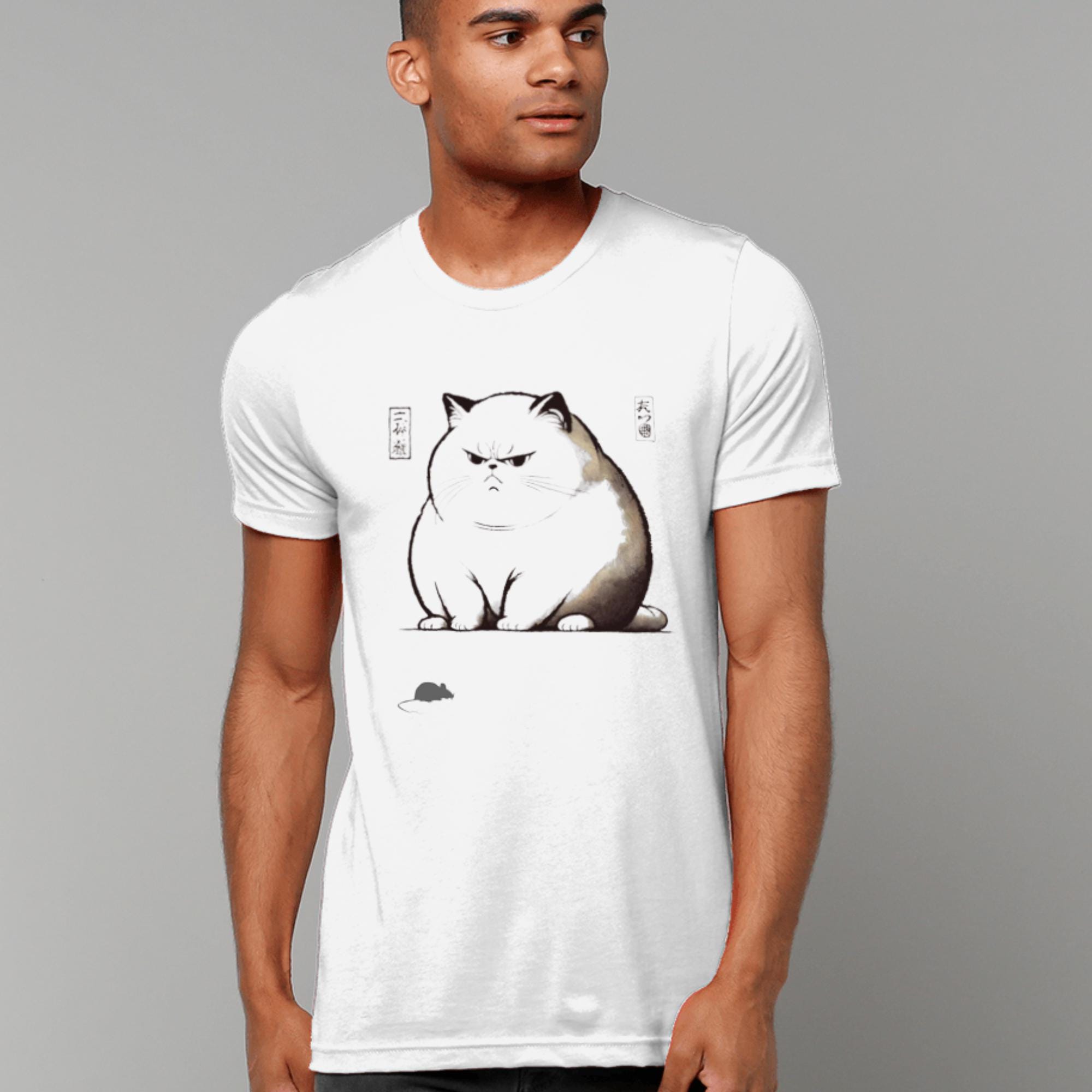 Organic Unisex T-shirt - Japan Arts UKIYOE Ball Juggling Cats Trio