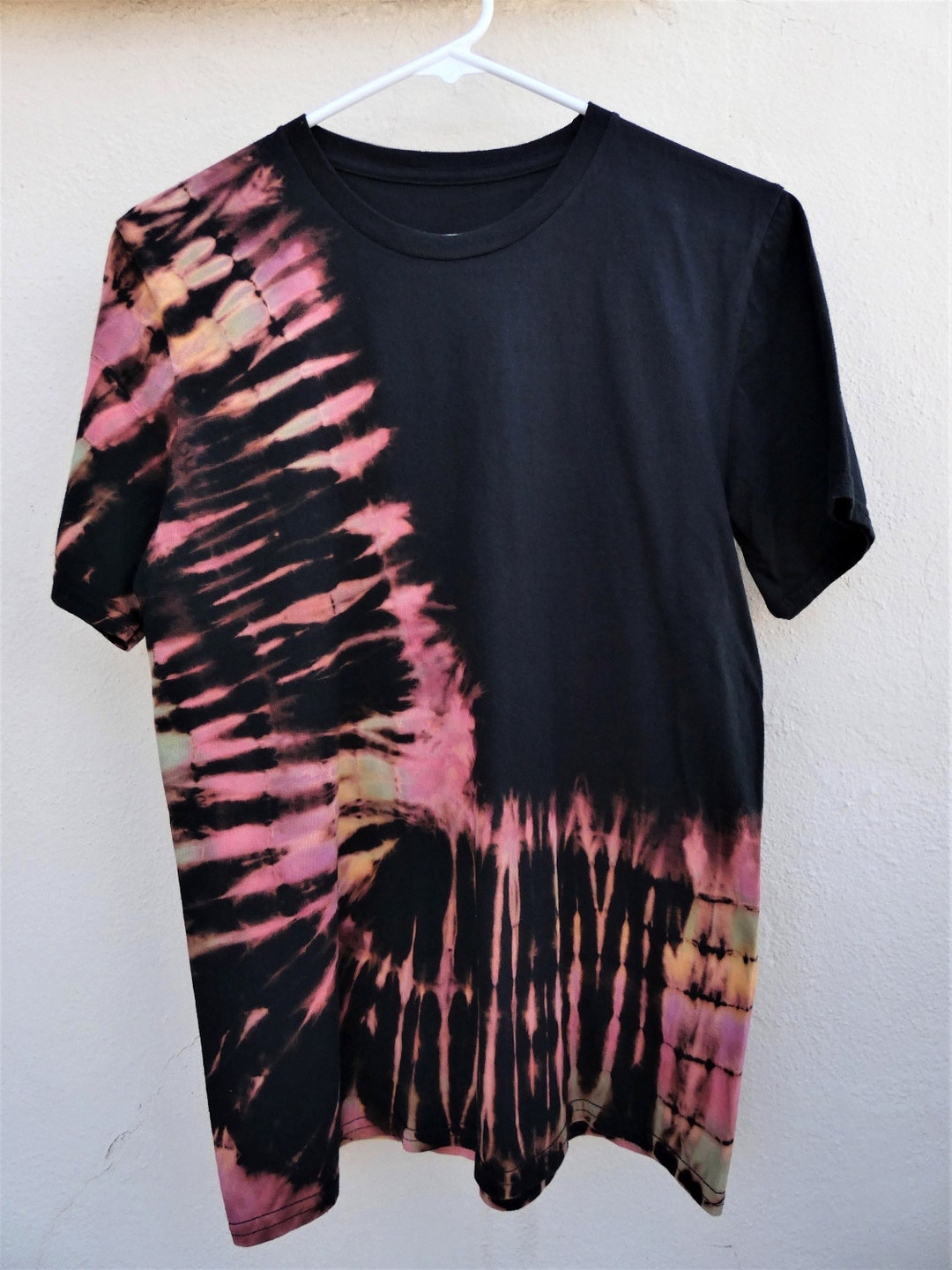 reverse tie dye t shirt