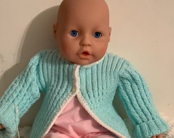 Hand knit Baby Sweater