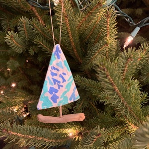 Sailboat ornament