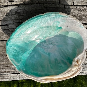 Painted Oyster Shell