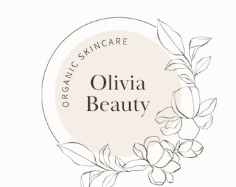 Logo, branding, bedrijfslogo, bloemenlogo, digitale download, digitaal bestand