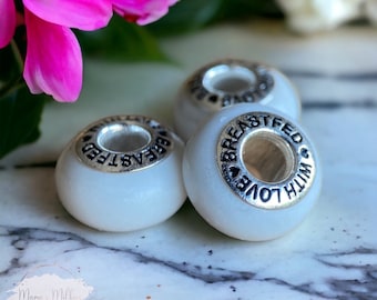 Breastmilk charm/bead keepsake | personalised jewellery | personalised gift | breastfeeding keepsake | Pandora charm | custom