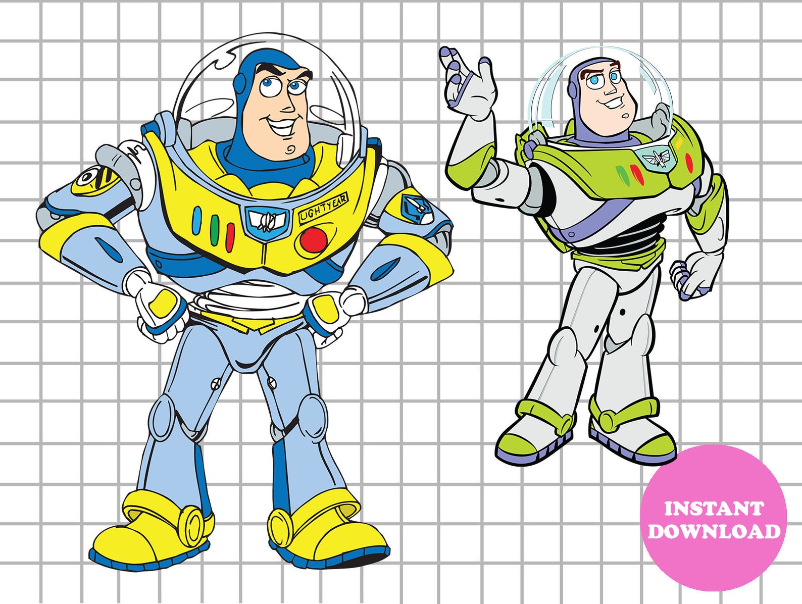 Buzz Lightyear Svg Layered Item Buzzlightyear Clipart Buz | Etsy