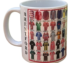 Brentford Shirt History Mug