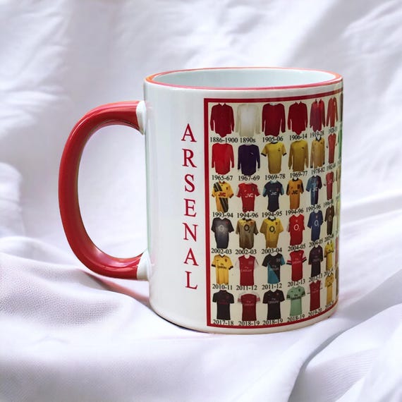 Arsenal shirt history Mug