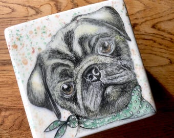 Ceramic Pug Pot