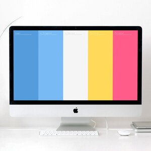 Daily Planner Wallpaper Desktop Organizer | Editable Organizational ...