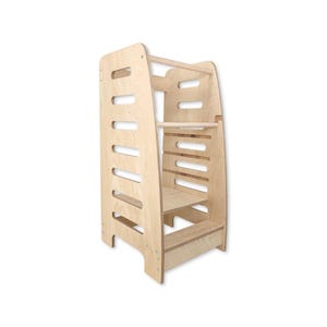Adjustable Learning Kids Tower – Safe & Eco-Friendly for Children. Montessori Tower - Kitchen Tower - baby tower