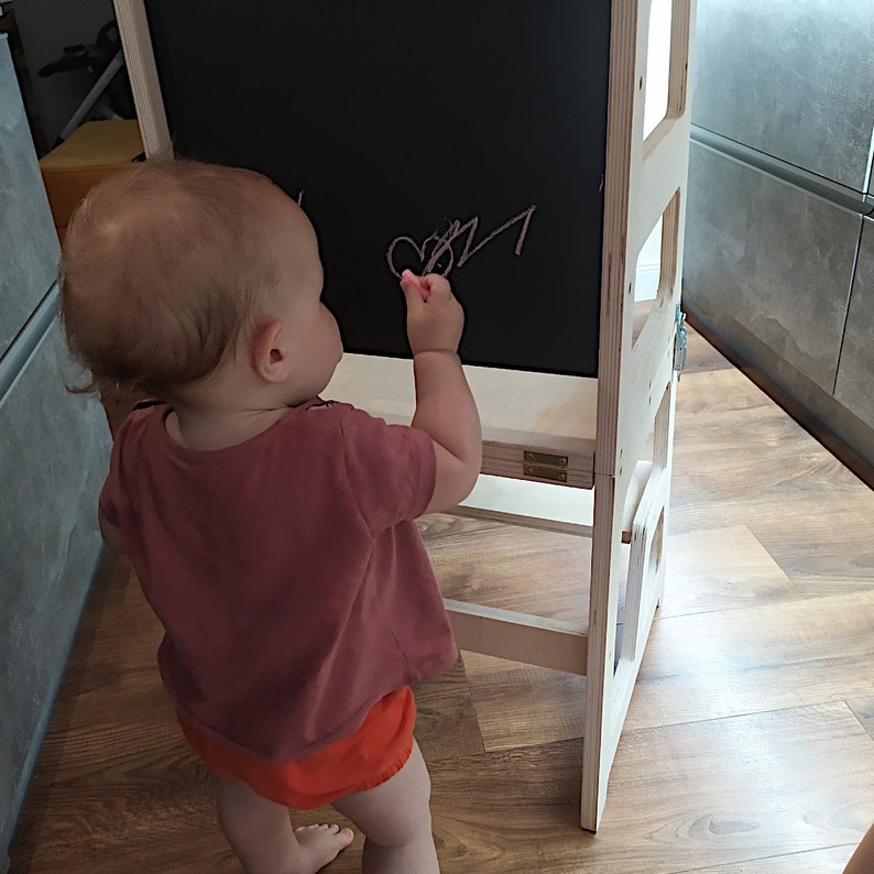 Montessori Lernturm für Kinder 3in1 KÜCHENHELFER