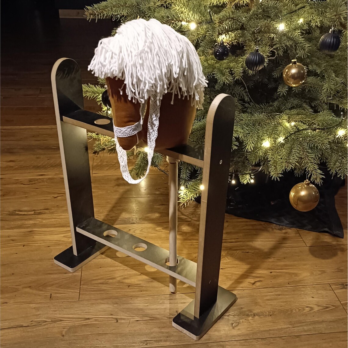 Hobby Horse Stand for Kids' Room - Stand for 2 Hobby Horses - Stand for ...