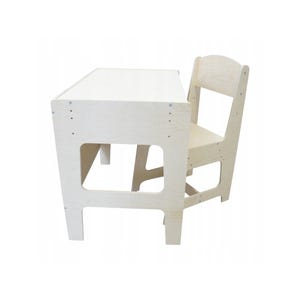 Kids Desk with Chair – Adjustable – Set for Ages 7–12 – Ergonomic & Space-Saving Furniture