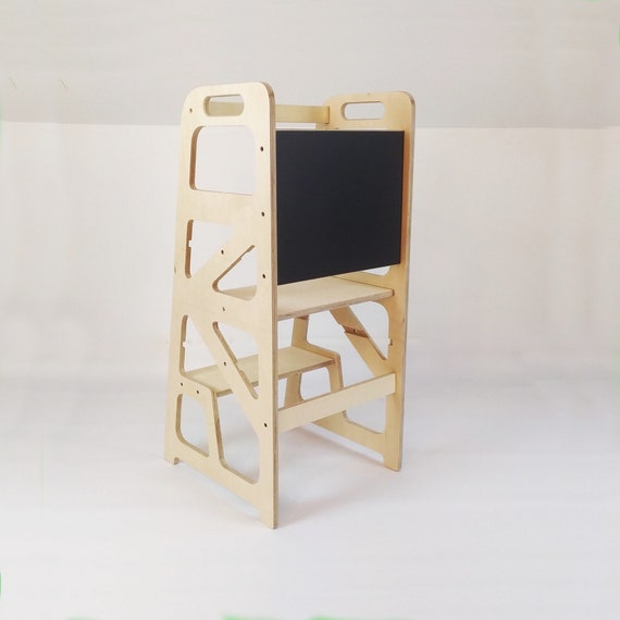 Tour D observation 2 En 1 Learning Tower 2in1 Tour D apprentissage Tour Montessori Tour Montessori evolutive Lernturm Etsy UK