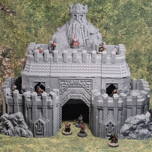 The Great Hall - Kingdom Of Durak Deep (Conquest Creations) - Miniature Wargaming Terrain - 3D printed in PLA+