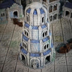 Tower - Kingdom Of Tor Ithilas (Conquest Creations) - Miniature Wargaming Terrain - 3D printed in PLA+