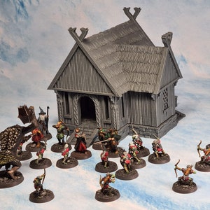 Small House - Kingdom Of Saxonia (Conquest Creations) - Miniature Wargaming Terrain - 3D printed in PLA+