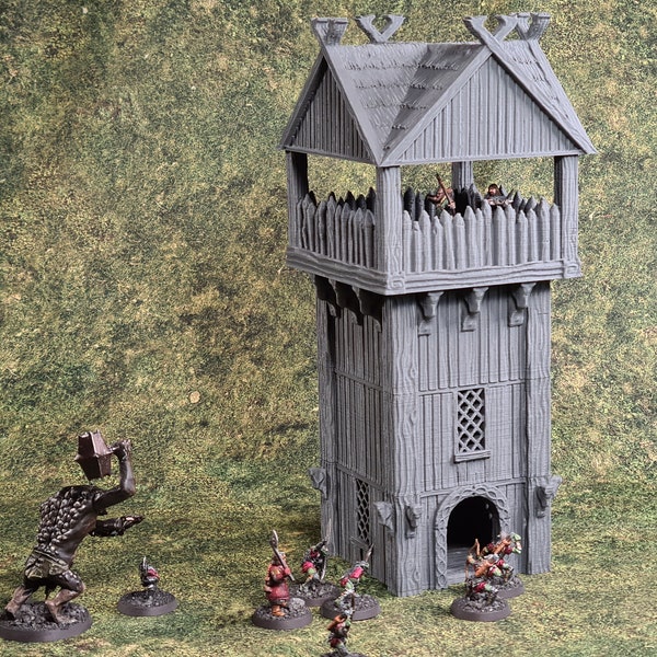 Watchtower - Kingdom Of Saxonia (Conquest Creations) - Miniature Wargaming Terrain - 3D printed in PLA+