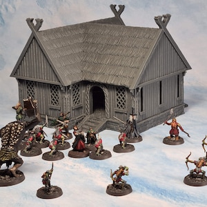 Merchants House - Kingdom Of Saxonia (Conquest Creations) - Miniature Wargaming Terrain - 3D printed in PLA+