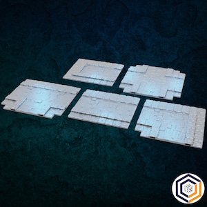 Modular Roads - Kingdom Of Tor Ithilas (Conquest Creations) - Miniature Wargaming Terrain - 3D printed in PLA+