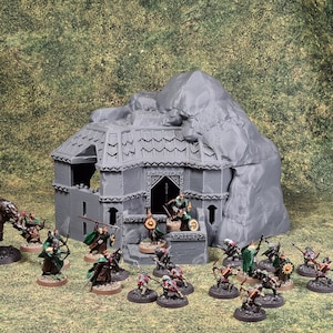 The Mine Shaft - Kingdom Of Durak Deep (Conquest Creations) - Miniature Wargaming Terrain - 3D printed in PLA+