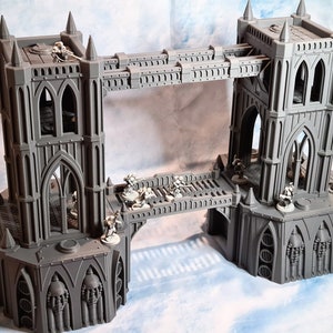 Gothic Building 28mm for Wargame Skirmish Terrain, Ruined Demon Ossuar –  Dungeon Torch