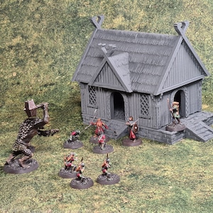 Warriors Home - Kingdom Of Saxonia (Conquest Creations) - Miniature Wargaming Terrain - 3D printed in PLA+