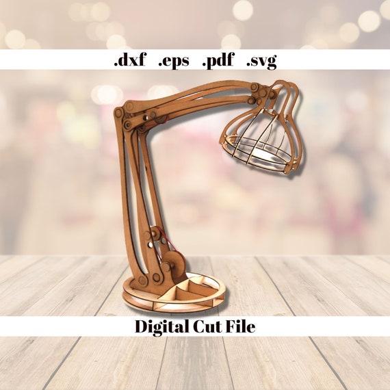 Laser cut hotsell desk lamp