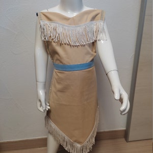 Kinder Kostüm Karneval Pocahontas Verkleiden Rollenspiel Prinzessin