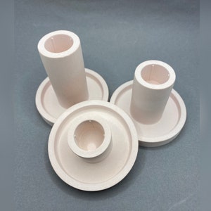 Candle holder for taper candles / powder pink / candlestick / candle holder set / table decoration