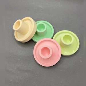 Candle holder for taper candles/ neon pastel / candlestick / taper candle holder / table decoration